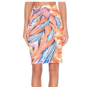Clover Canyon Birds of a Feather skirt - S